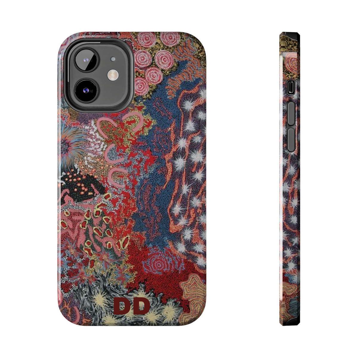 Mosaic Patchwork Phone Case for iPhone 12 — Multicolour Geometric — MagSafe Compatible | Digital Divas