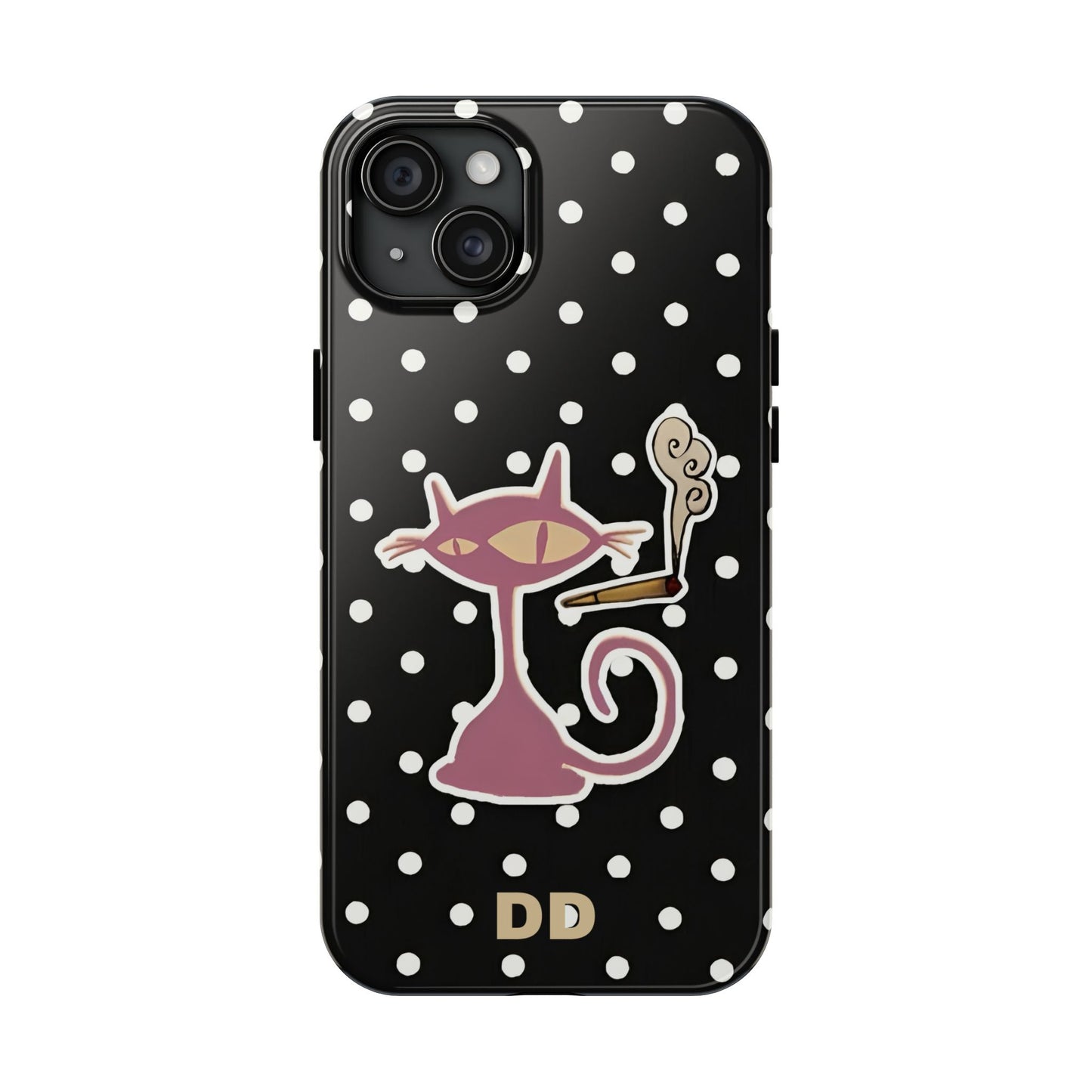 Black Le Cat Phone Case