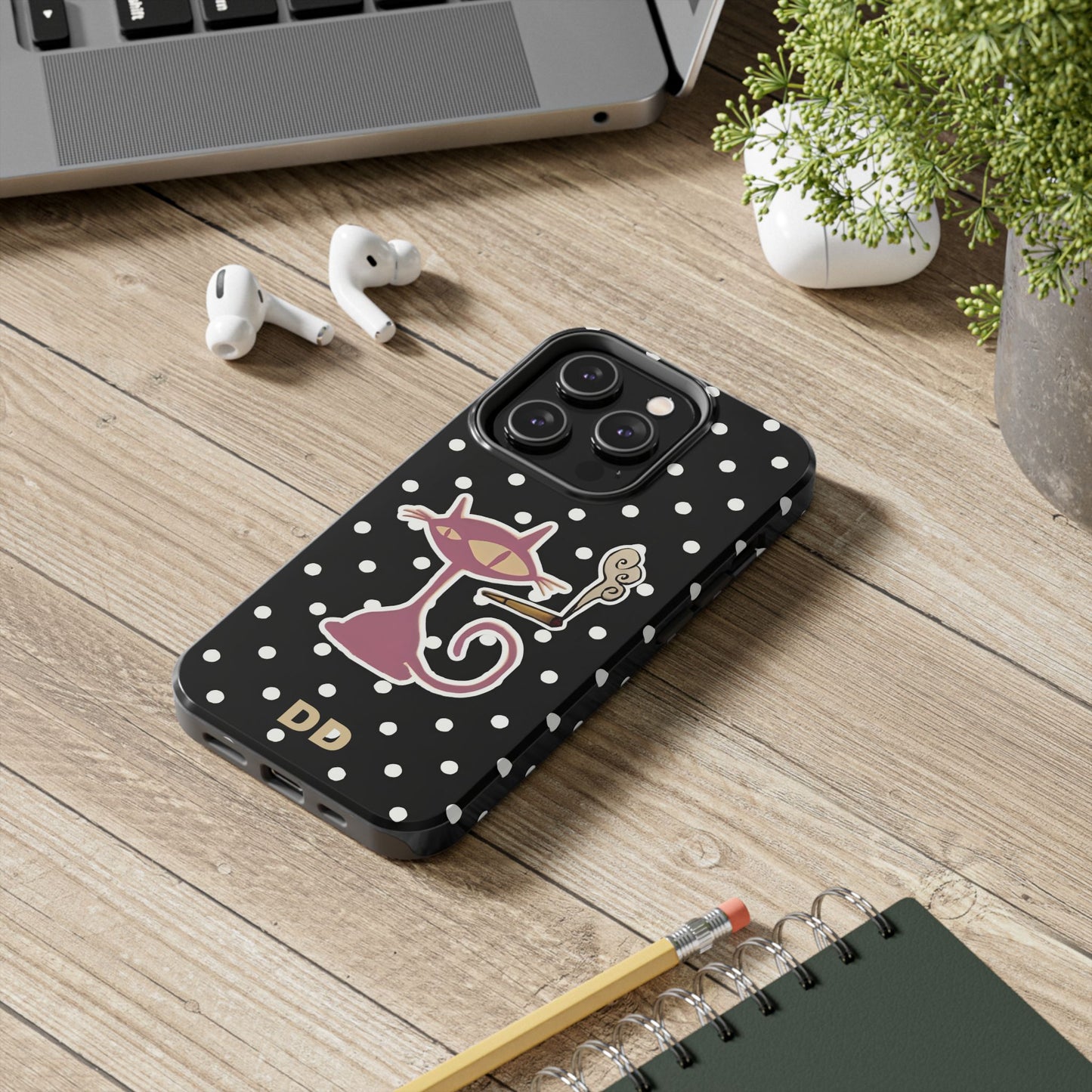 Black Le Cat Phone Case