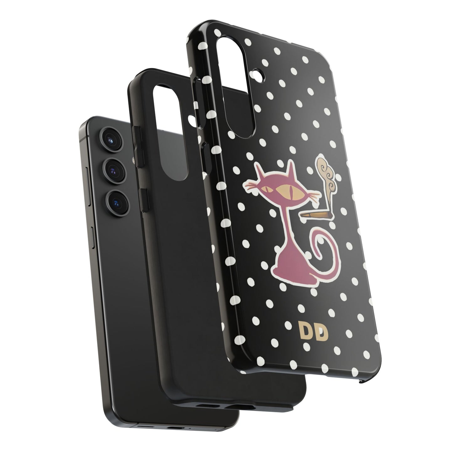 Black Le Cat Phone Case