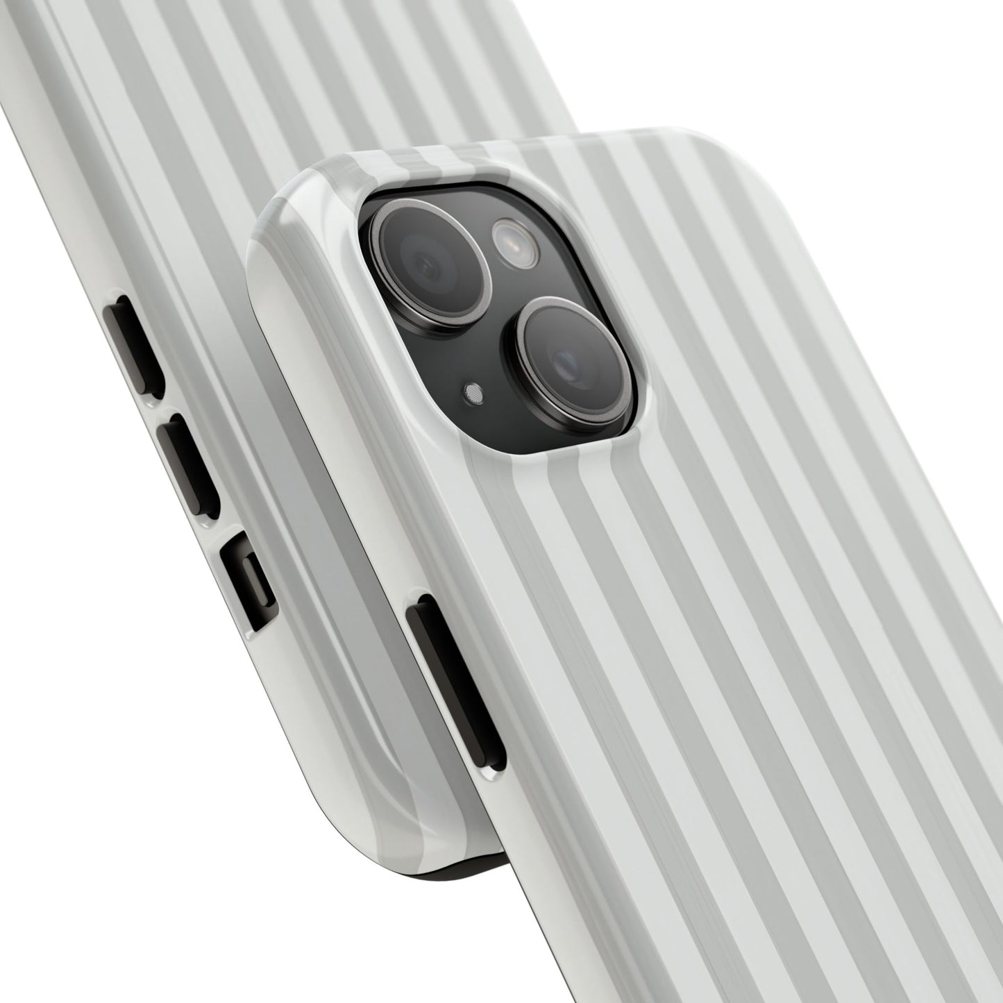 White Pin Stripe Phone Case