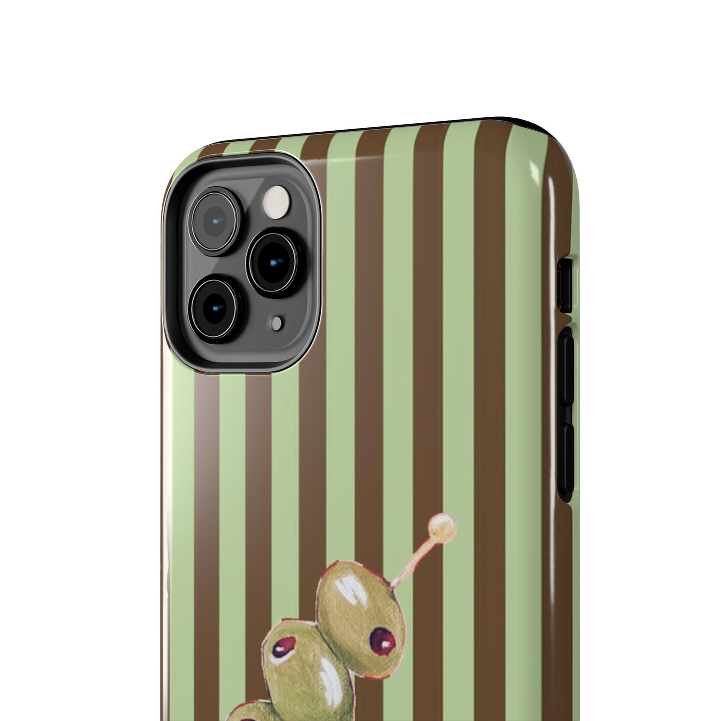 Olive Phone Case in Mint & Chip