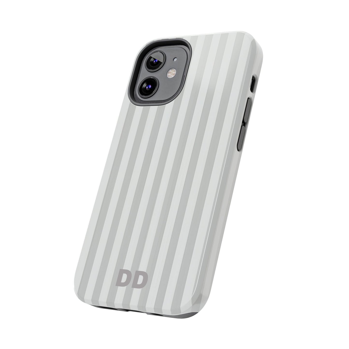 White Pin Stripe Phone Case