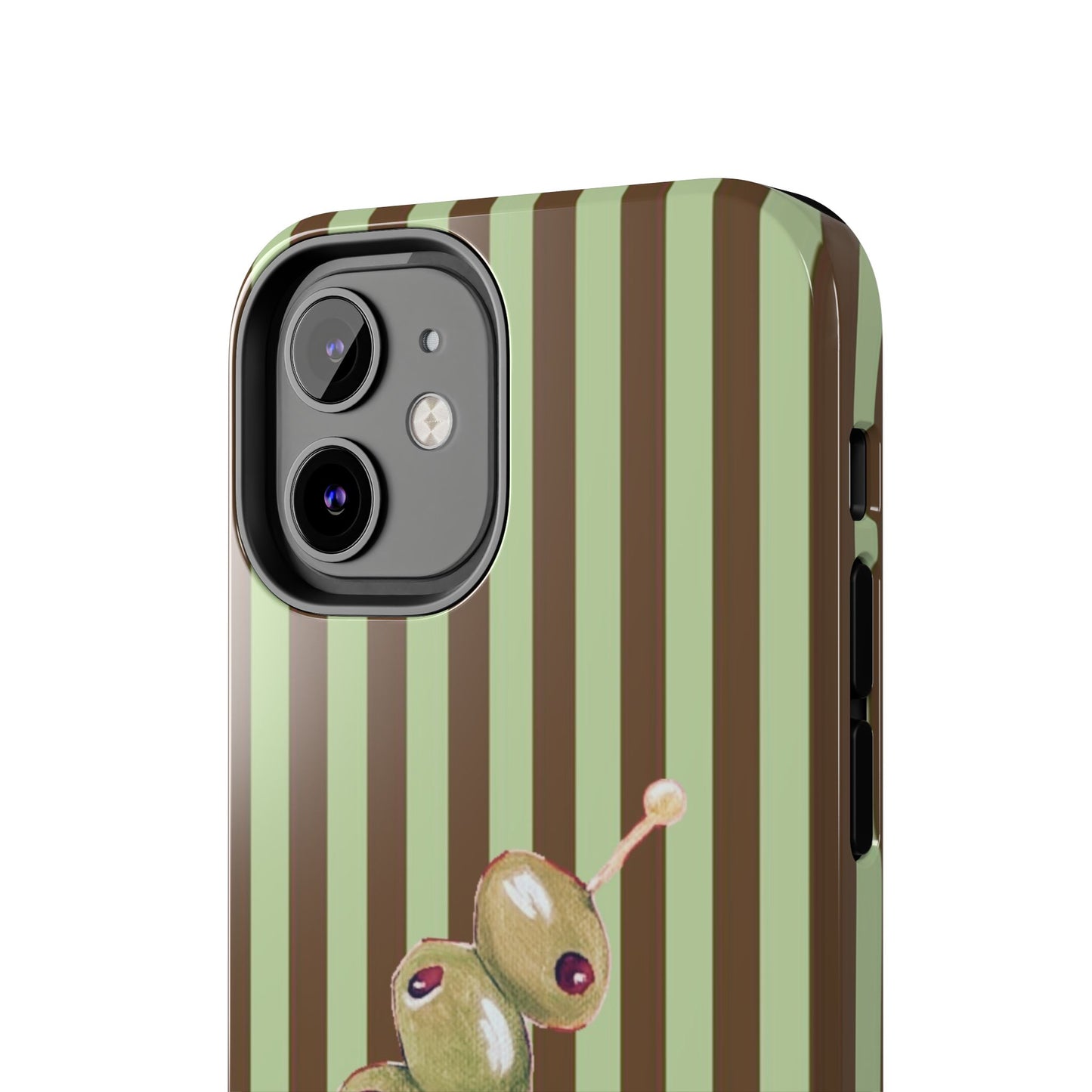 Olive Phone Case in Mint & Chip