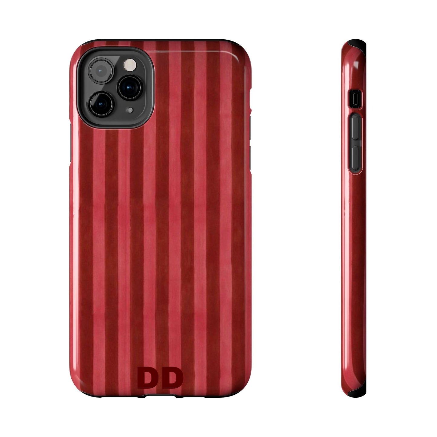 Red Pin Stripe Phone Case