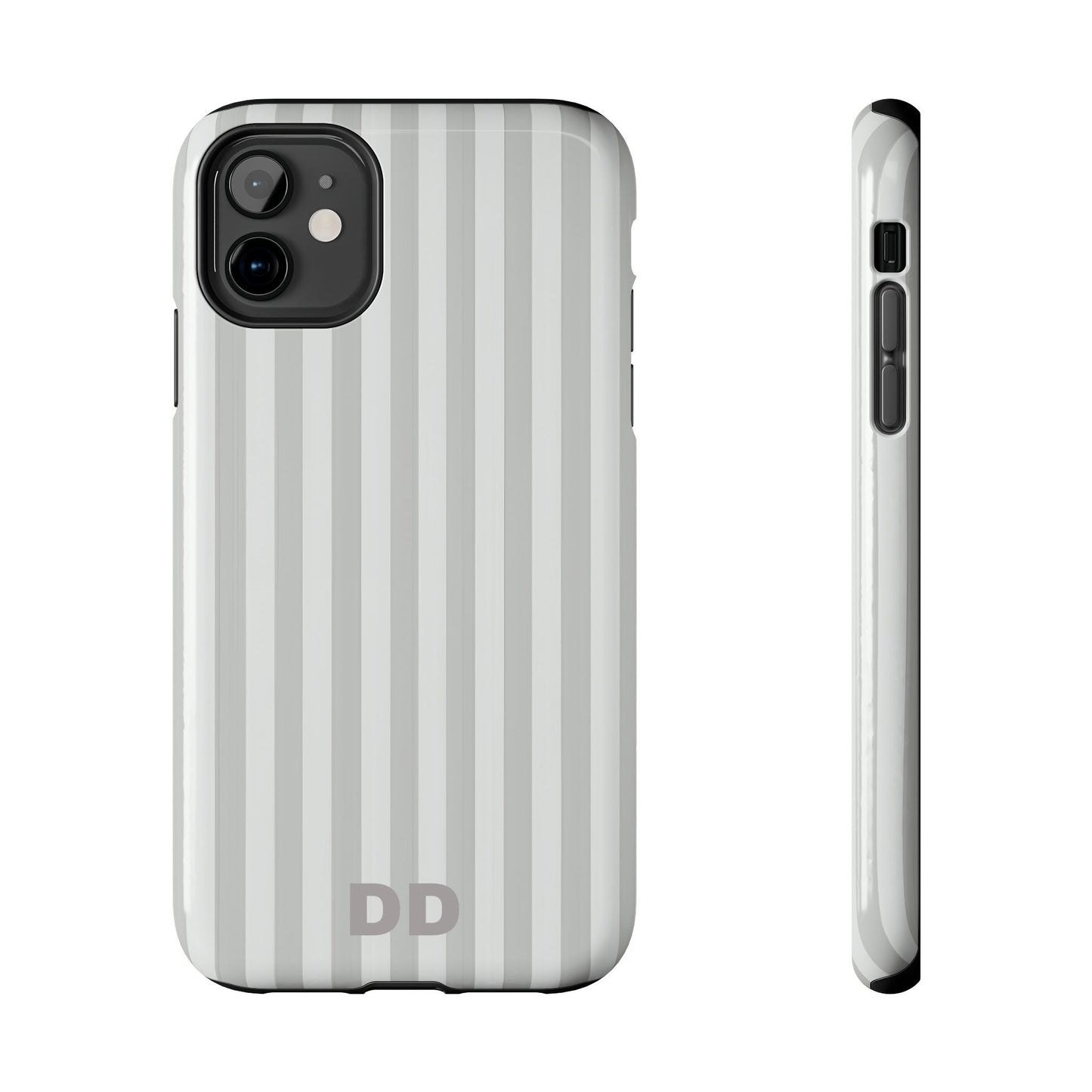 White Pin Stripe Phone Case