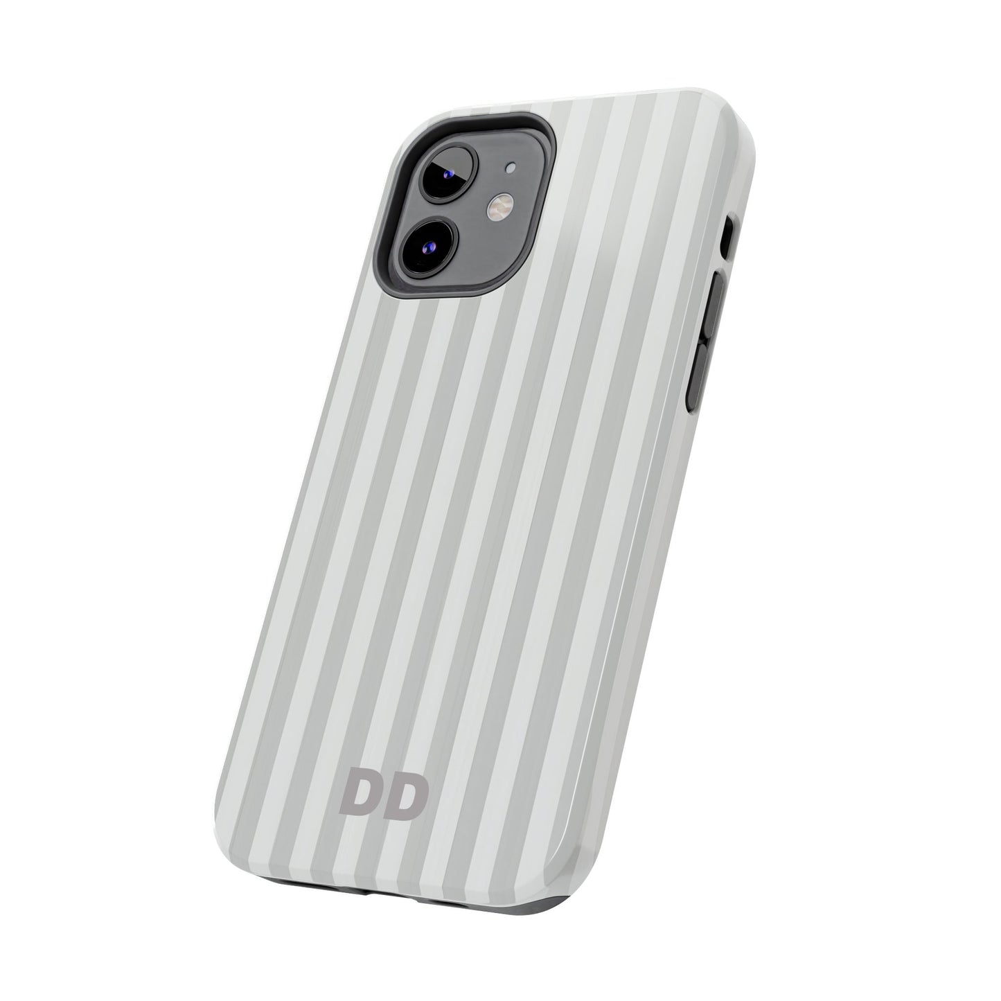 White Pin Stripe Phone Case