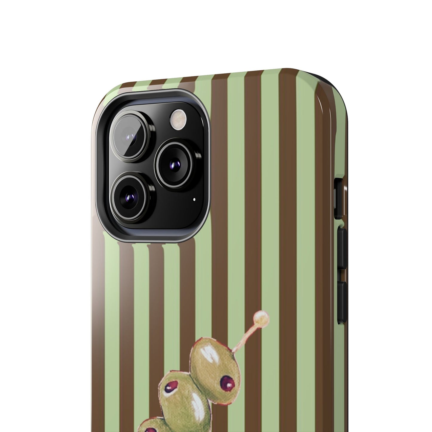 Olive Phone Case in Mint & Chip