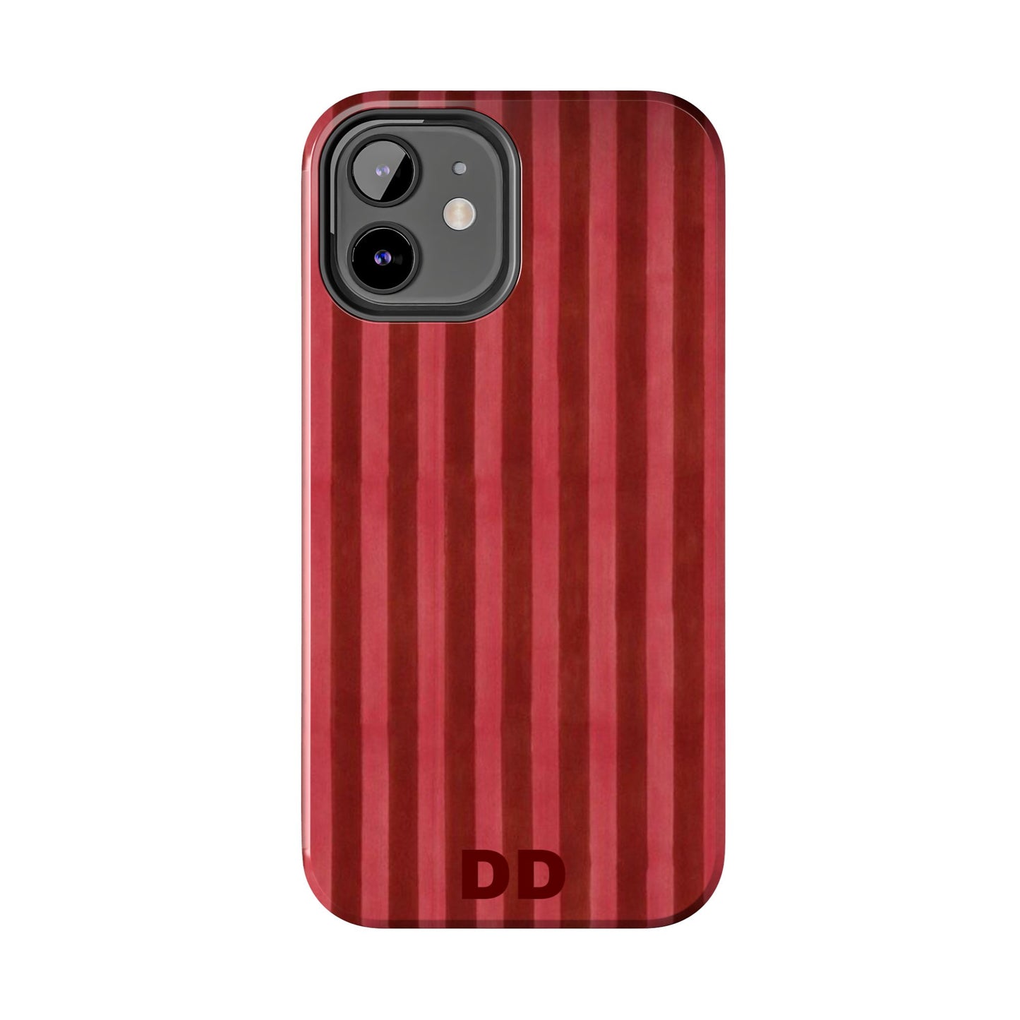 Red Pin Stripe Phone Case
