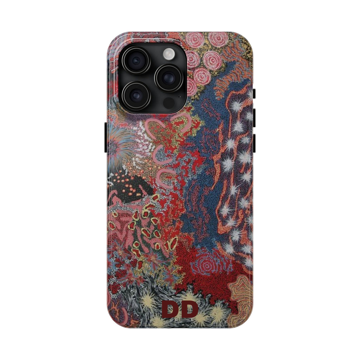 Mosaic Patchwork Phone Case for iPhone 15 Pro Max — Multicolour Geometric — MagSafe Compatible | Digital Divas