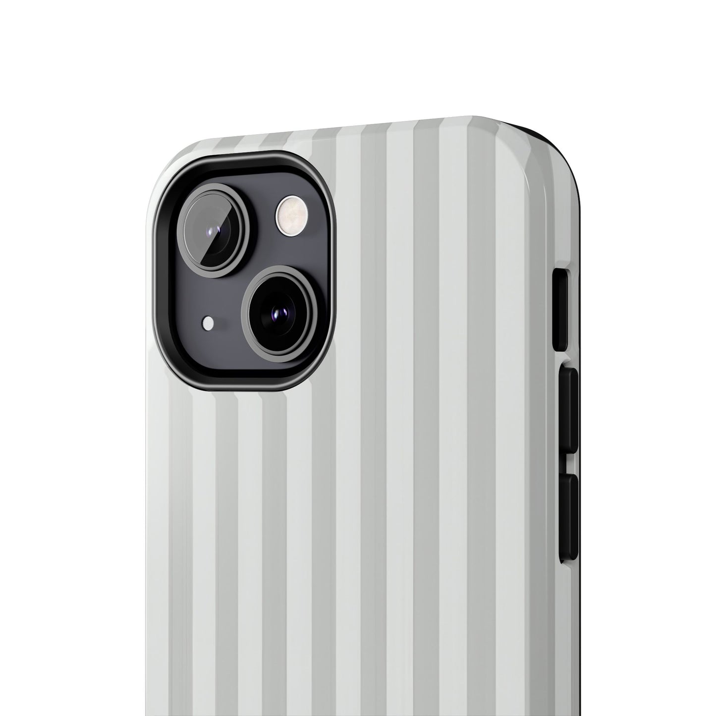 White Pin Stripe Phone Case