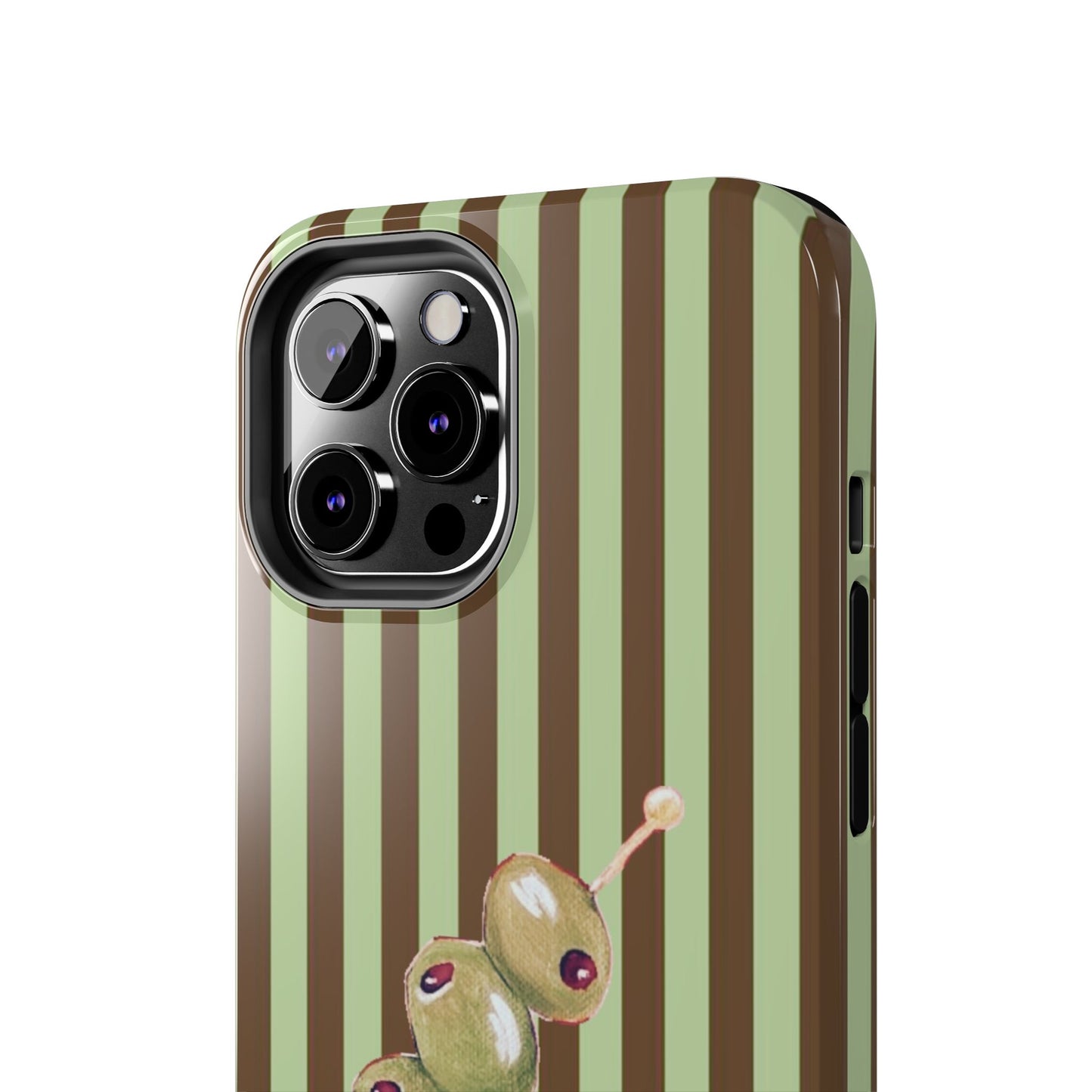 Olive Phone Case in Mint & Chip