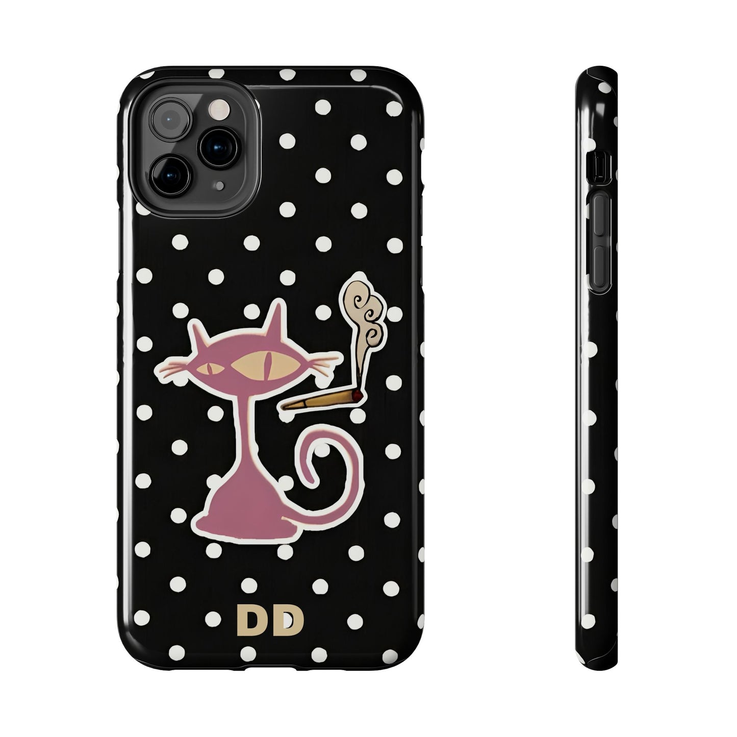 Black Le Cat Phone Case