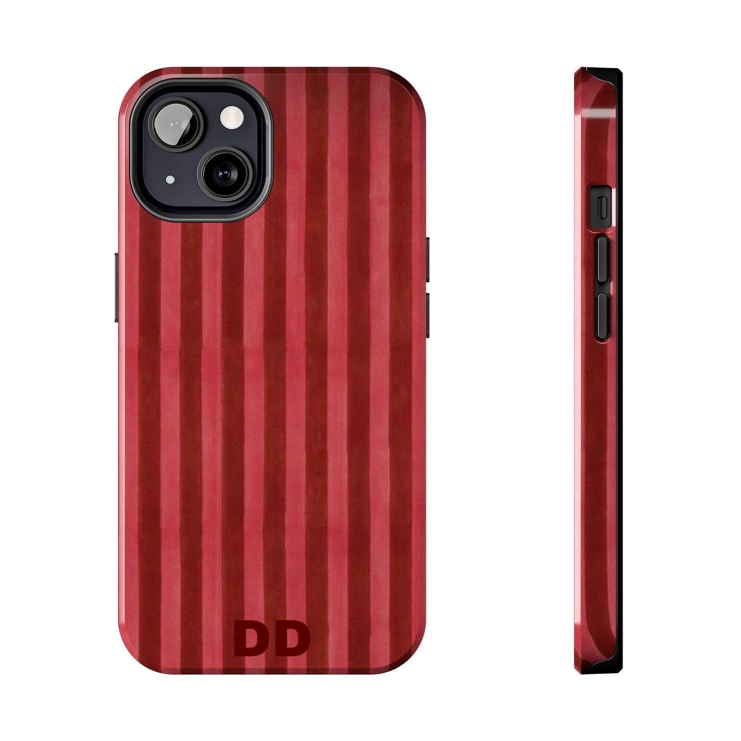 Red Pin Stripe Phone Case