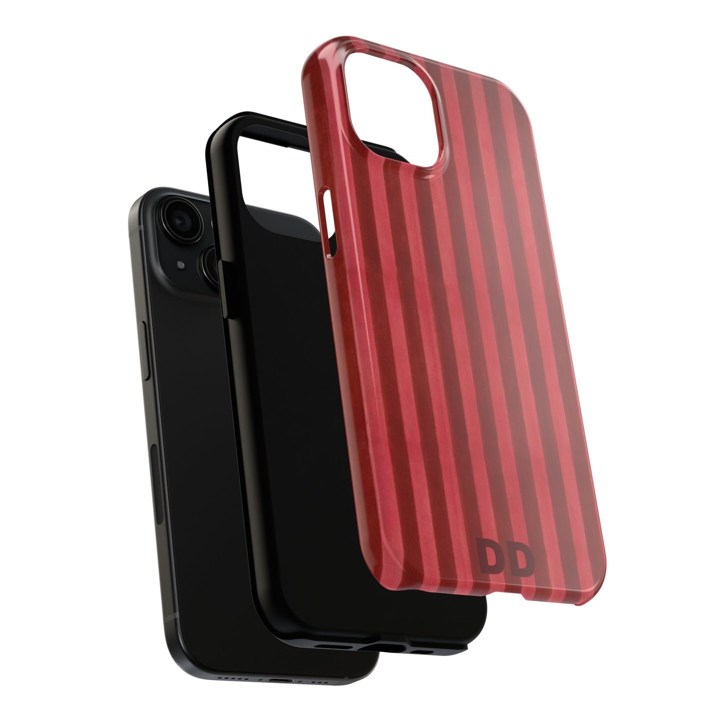 Red Pin Stripe Phone Case