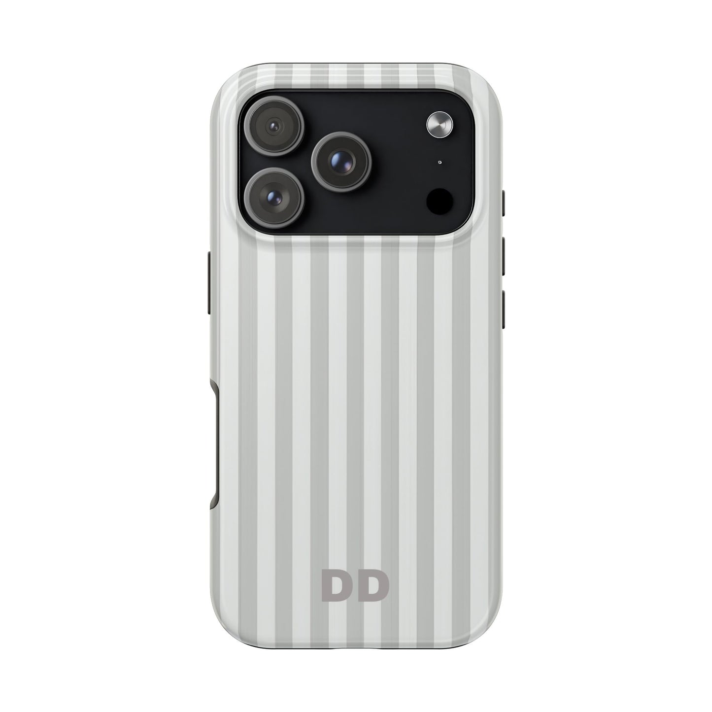 White Pin Stripe Phone Case