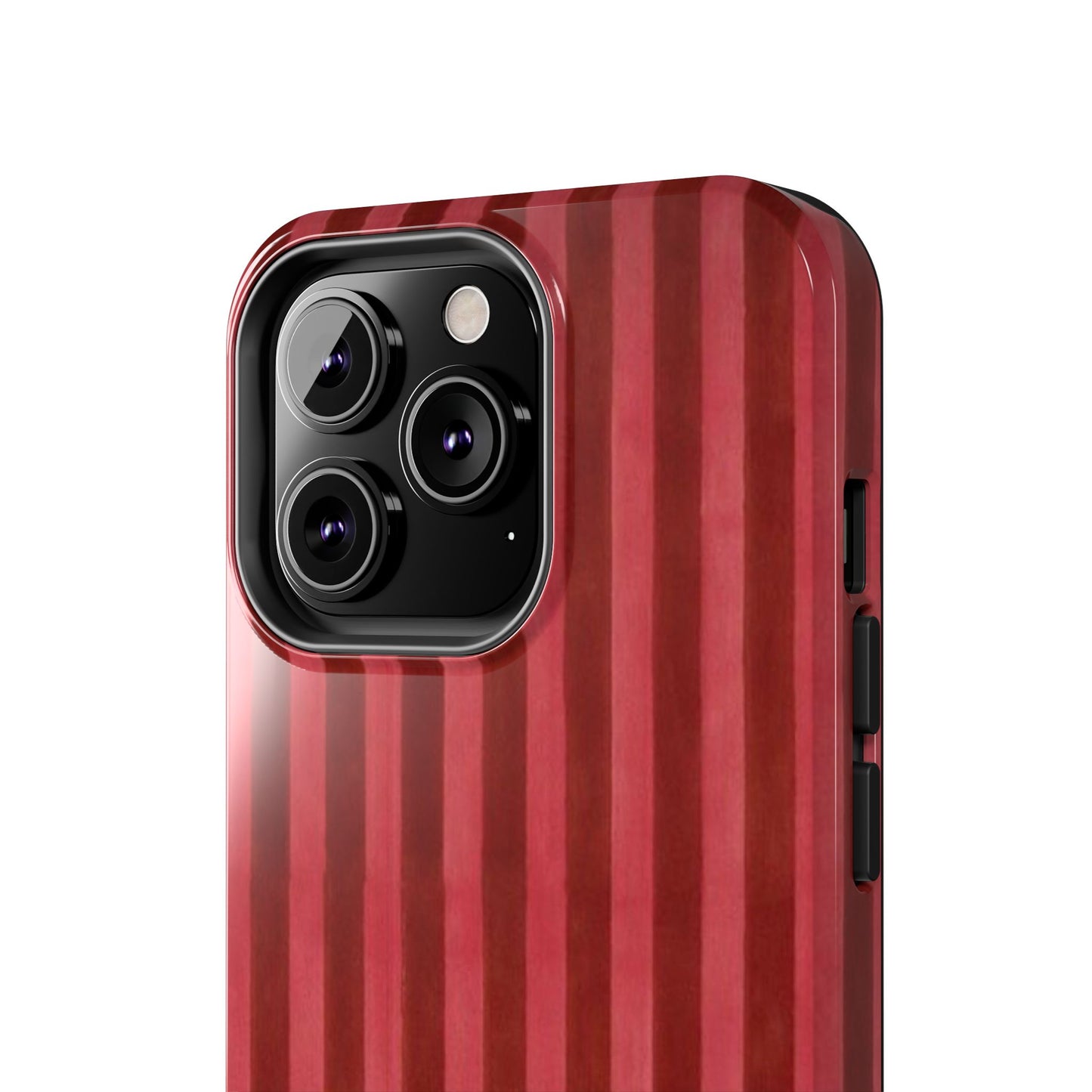 Red Pin Stripe Phone Case