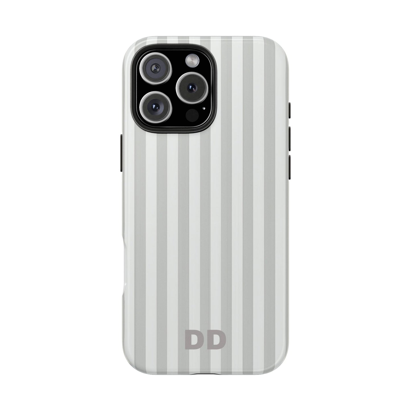 White Pin Stripe Phone Case