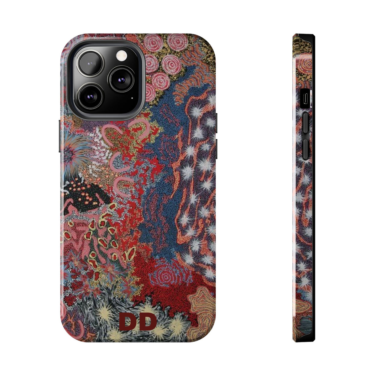 Mosaic Patchwork Phone Case for iPhone 13 Pro Max — Multicolour Geometric — MagSafe Compatible | Digital Divas