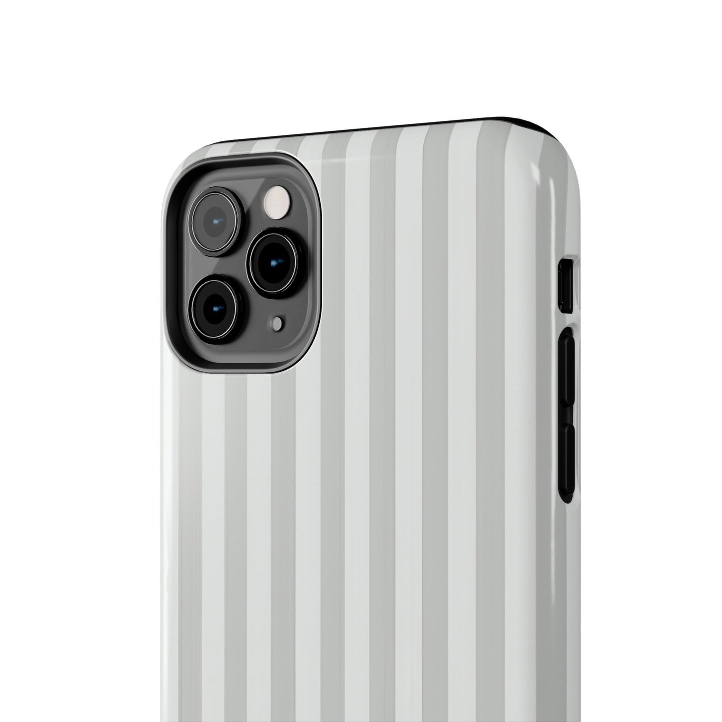 White Pin Stripe Phone Case