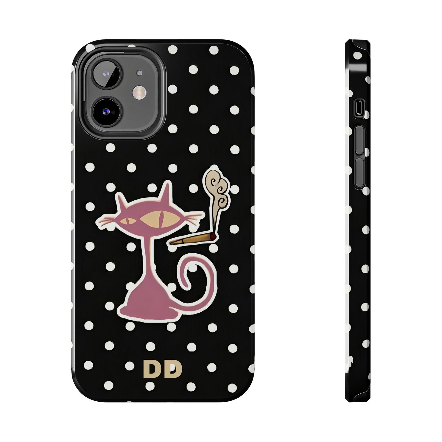 Black Le Cat Phone Case