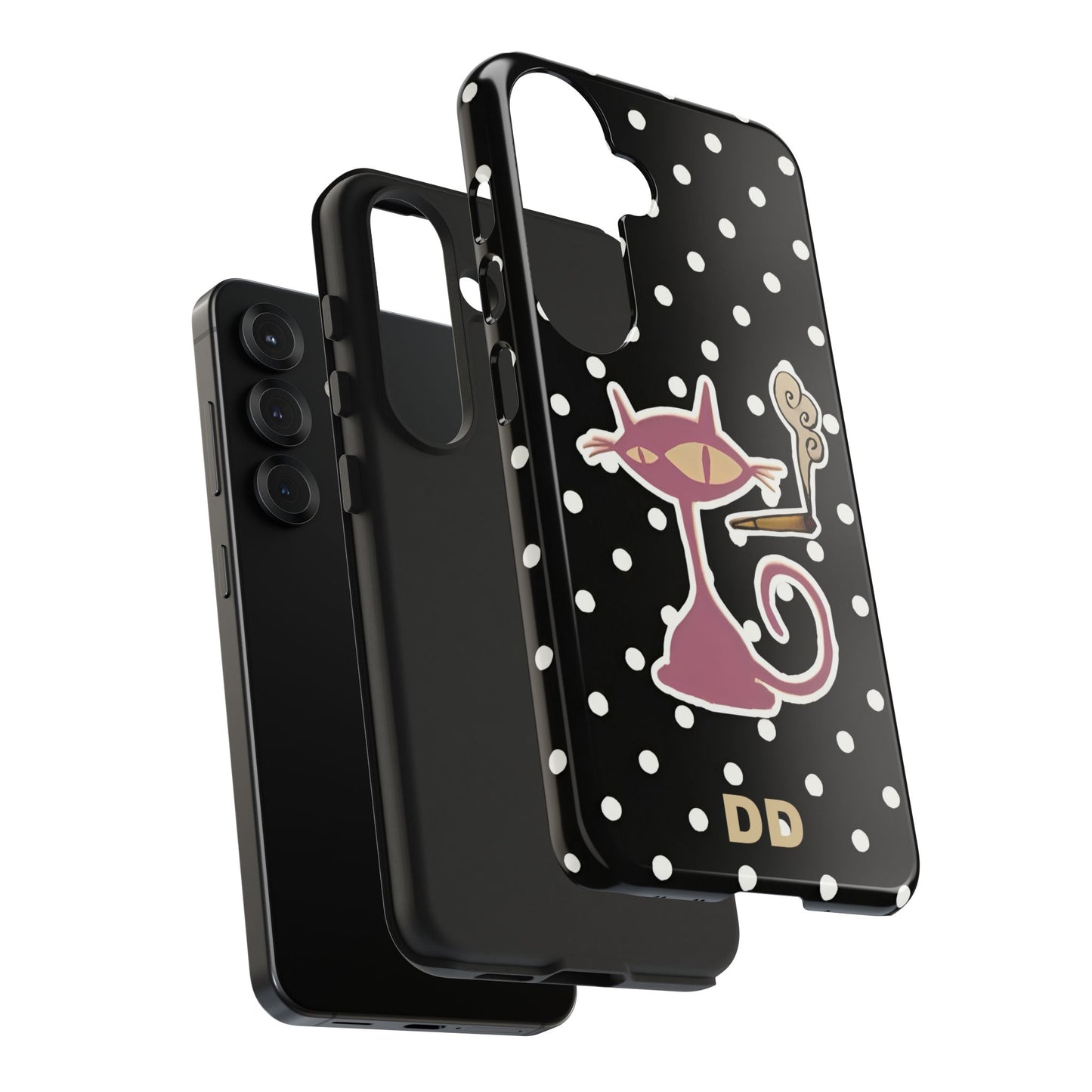 Black Le Cat Phone Case