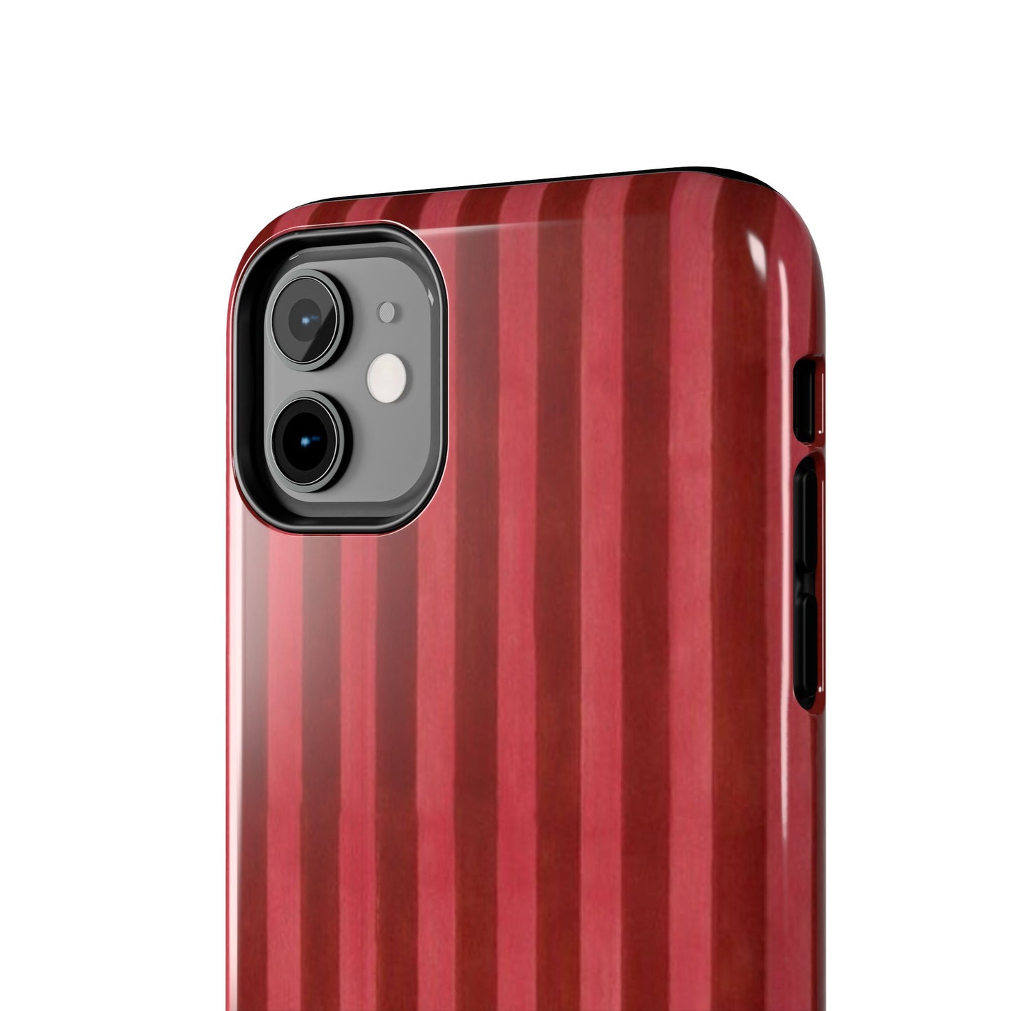 Red Pin Stripe Phone Case