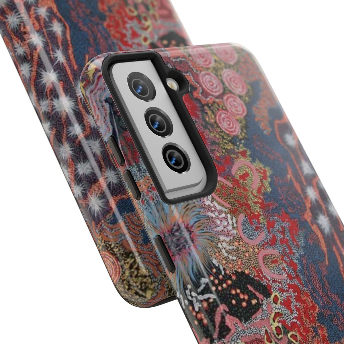 Mosaic Patchwork Phone Case — Multicolour Rainbow Geometric Mosaic Design, view 61 — MagSafe Compatible | Digital Divas