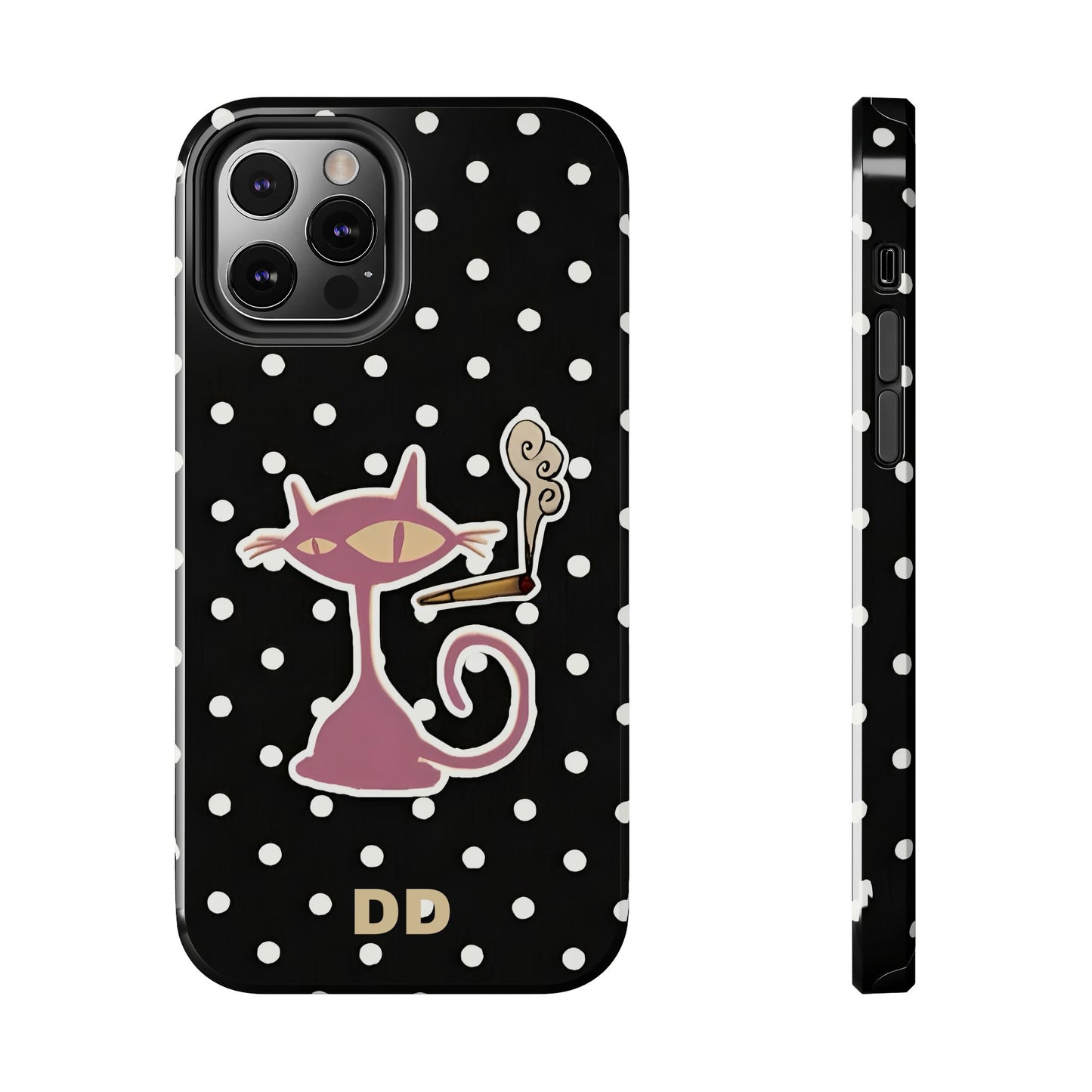 Black Le Cat Phone Case