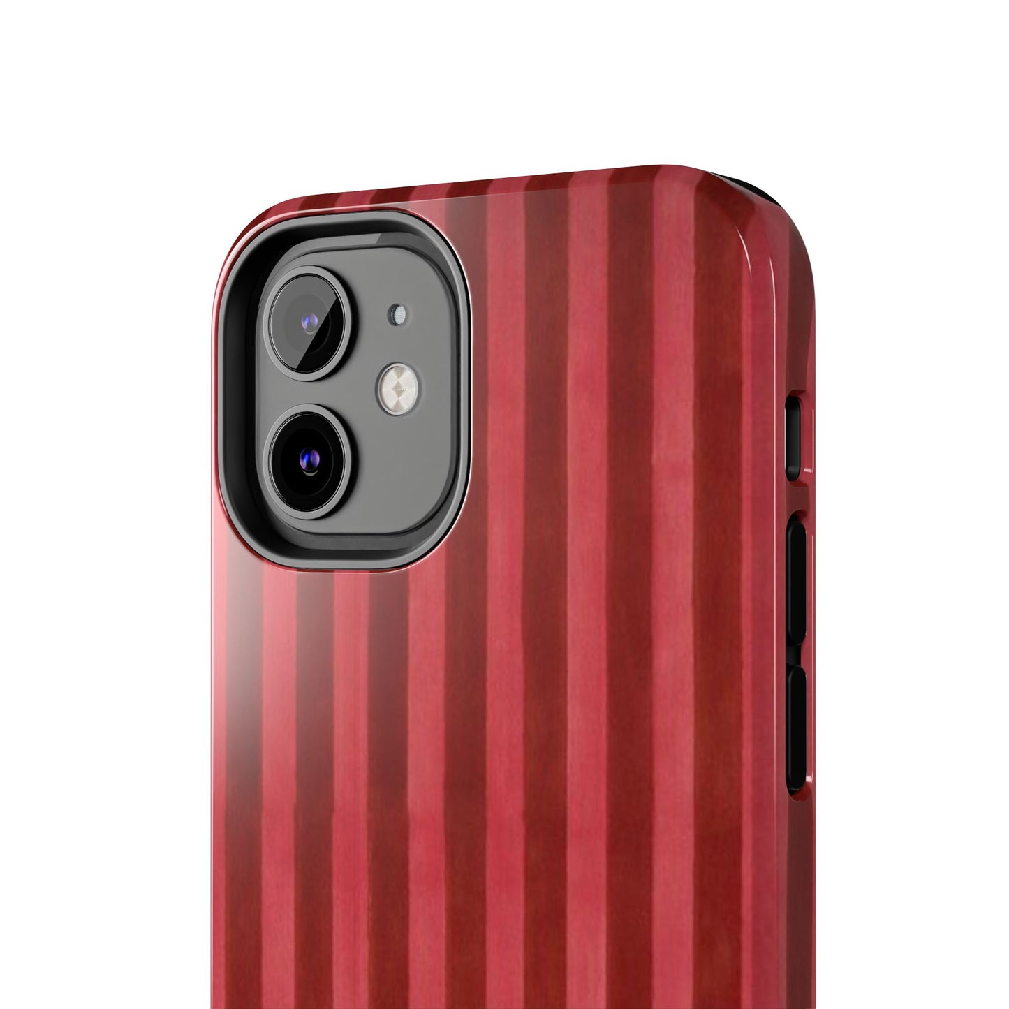 Red Pin Stripe Phone Case