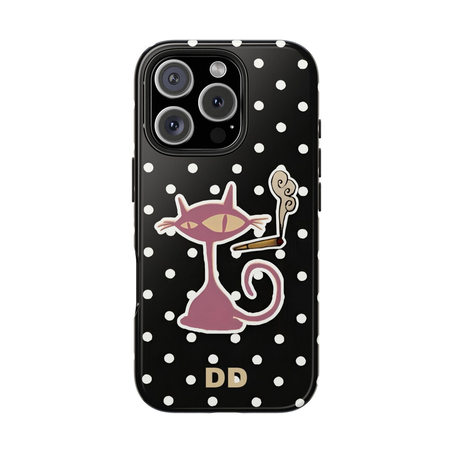 Black Le Cat Phone Case