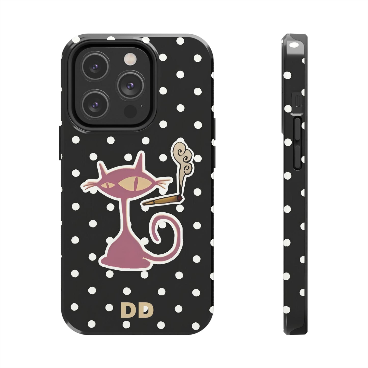 Black Le Cat Phone Case