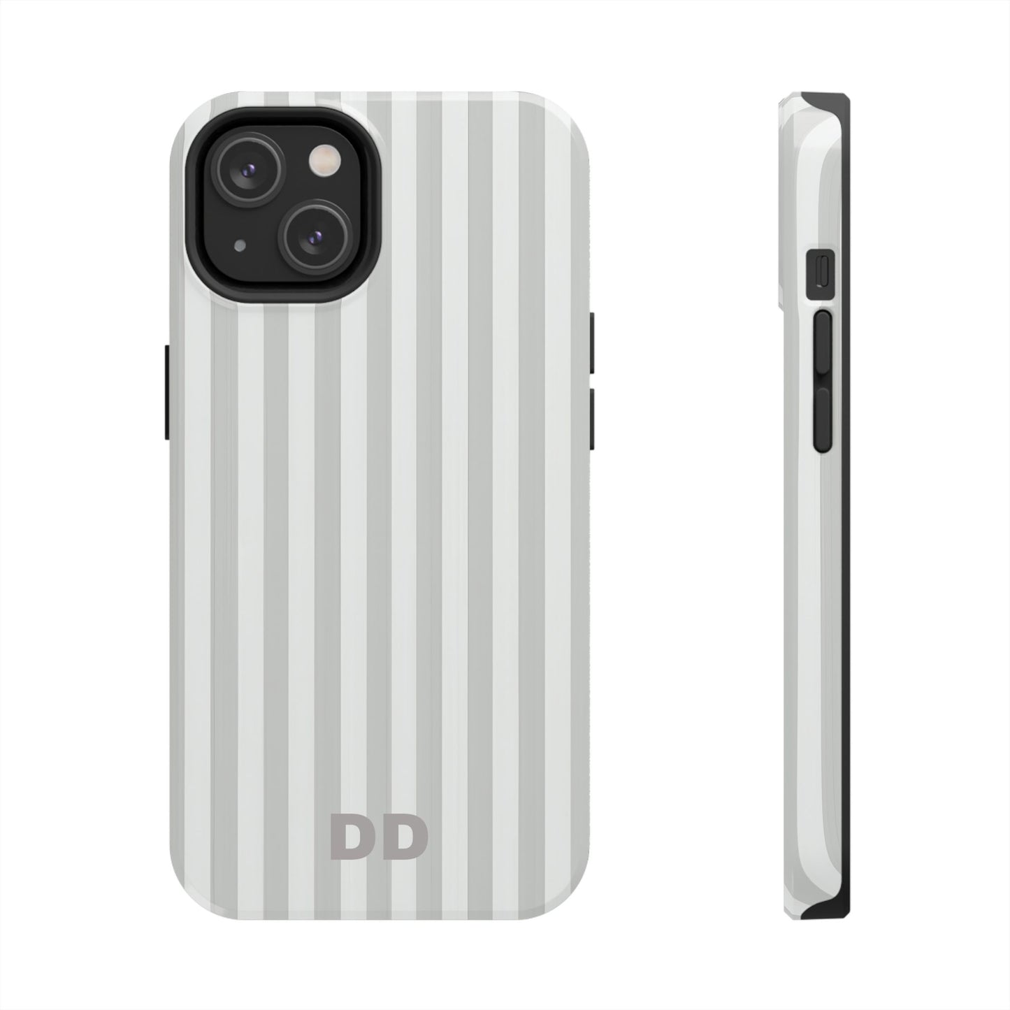 White Pin Stripe Phone Case