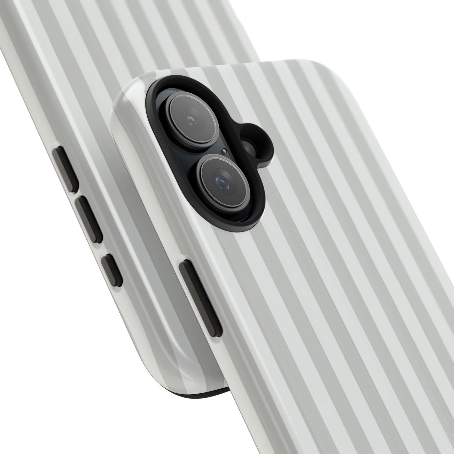 White Pin Stripe Phone Case