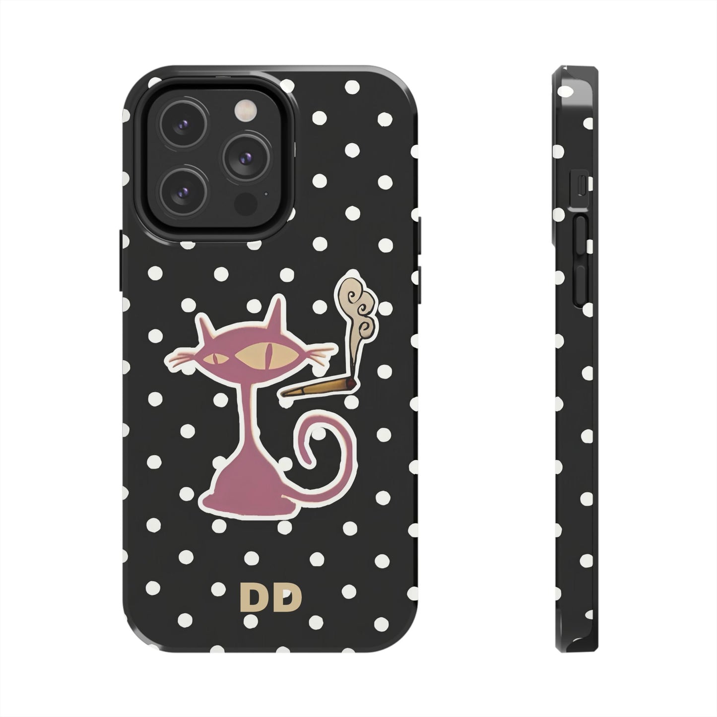 Black Le Cat Phone Case