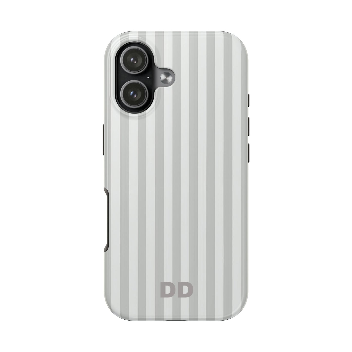 White Pin Stripe Phone Case