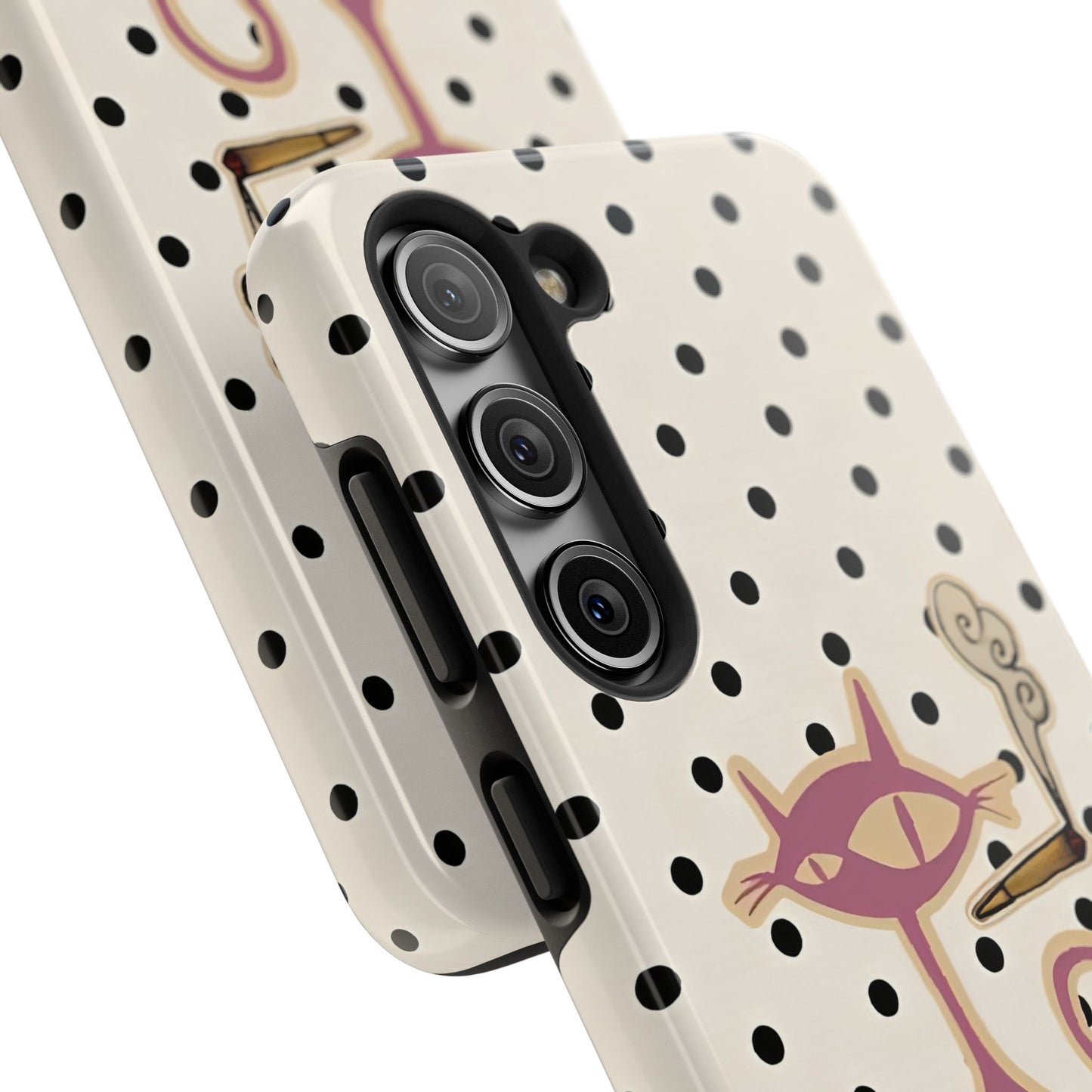 White Le Cat Phone Case