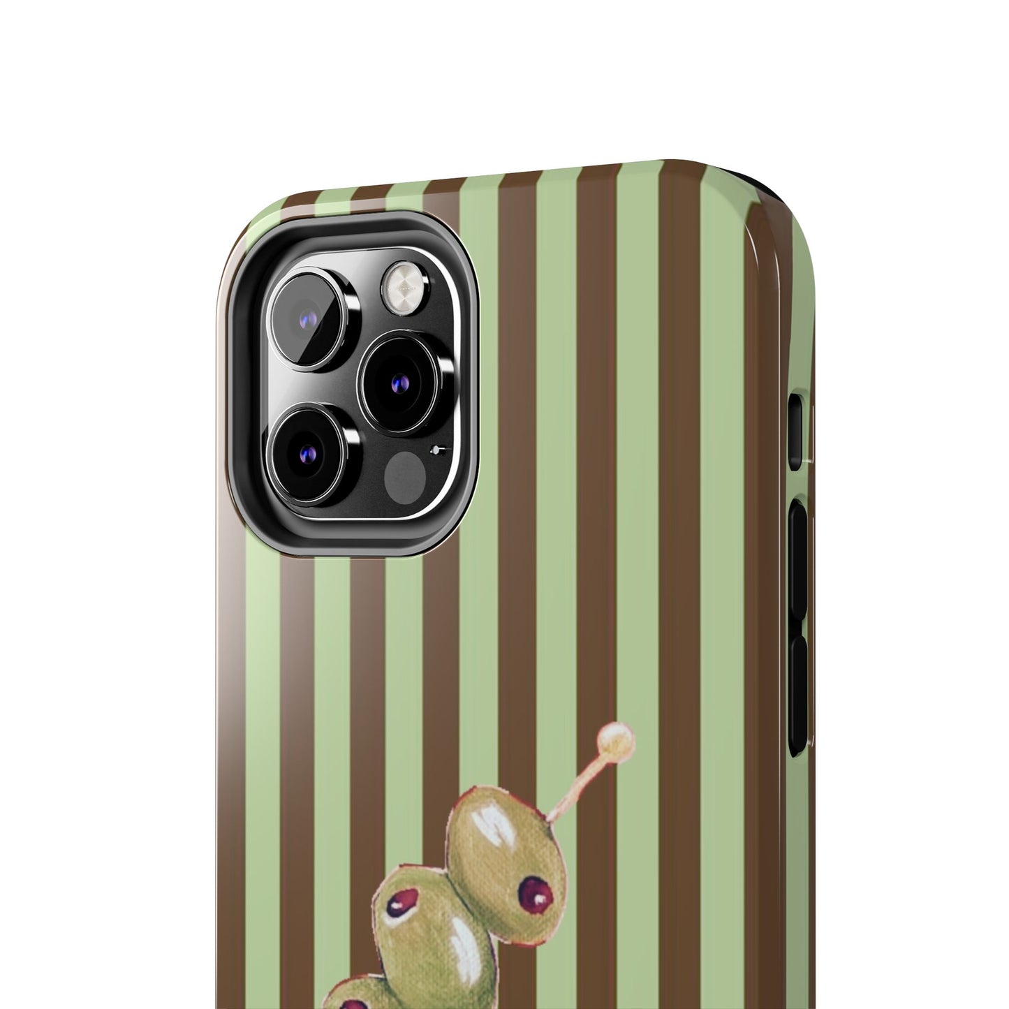 Olive Phone Case in Mint & Chip