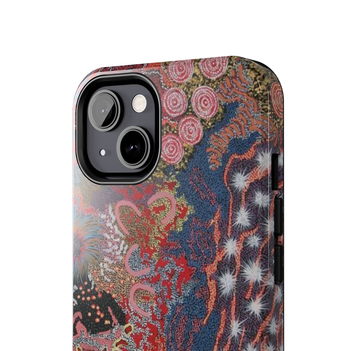 Mosaic Patchwork Phone Case — Multicolour Rainbow Geometric Mosaic Design, view 29 — MagSafe Compatible | Digital Divas