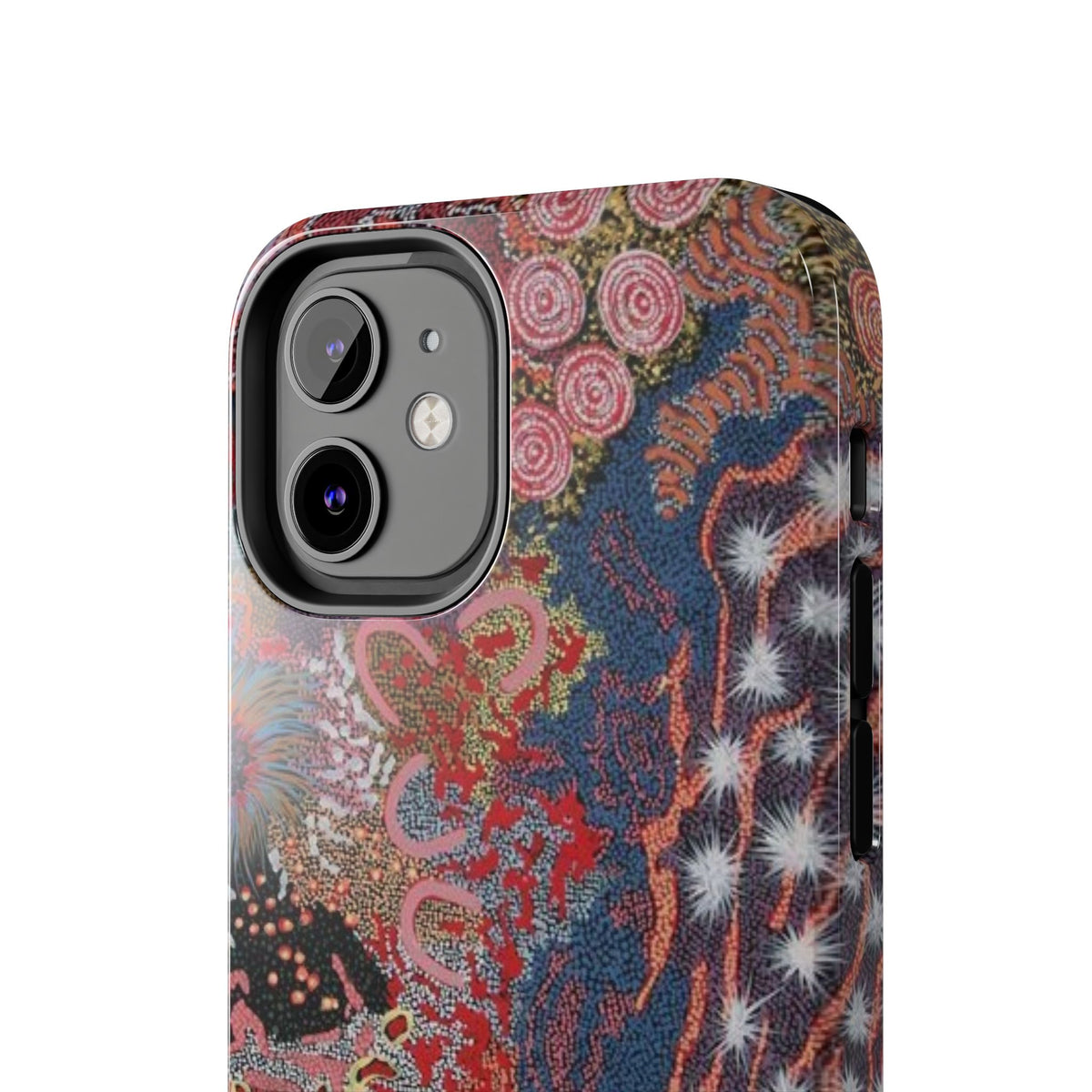 Mosaic Patchwork Phone Case — Multicolour Rainbow Geometric Mosaic Design, view 23 — MagSafe Compatible | Digital Divas