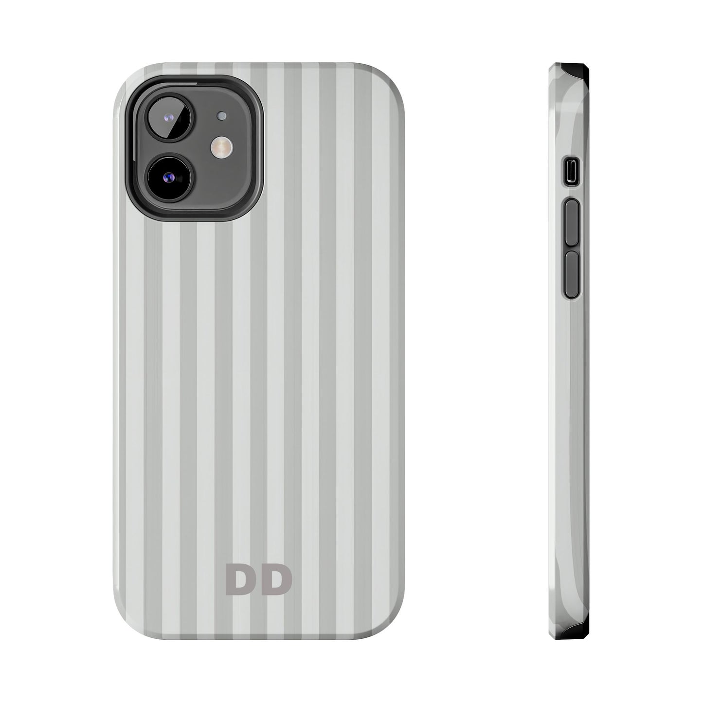 White Pin Stripe Phone Case