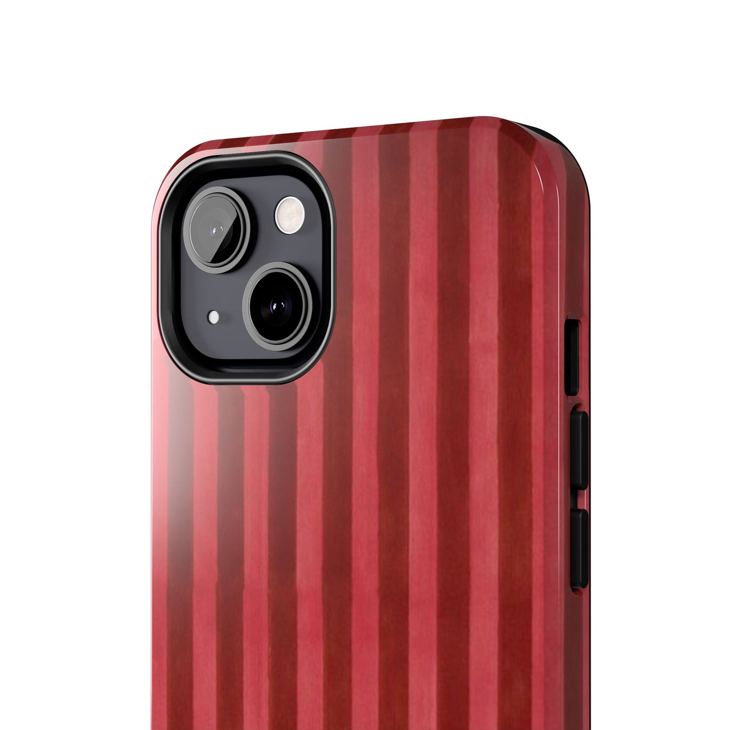 Red Pin Stripe Phone Case
