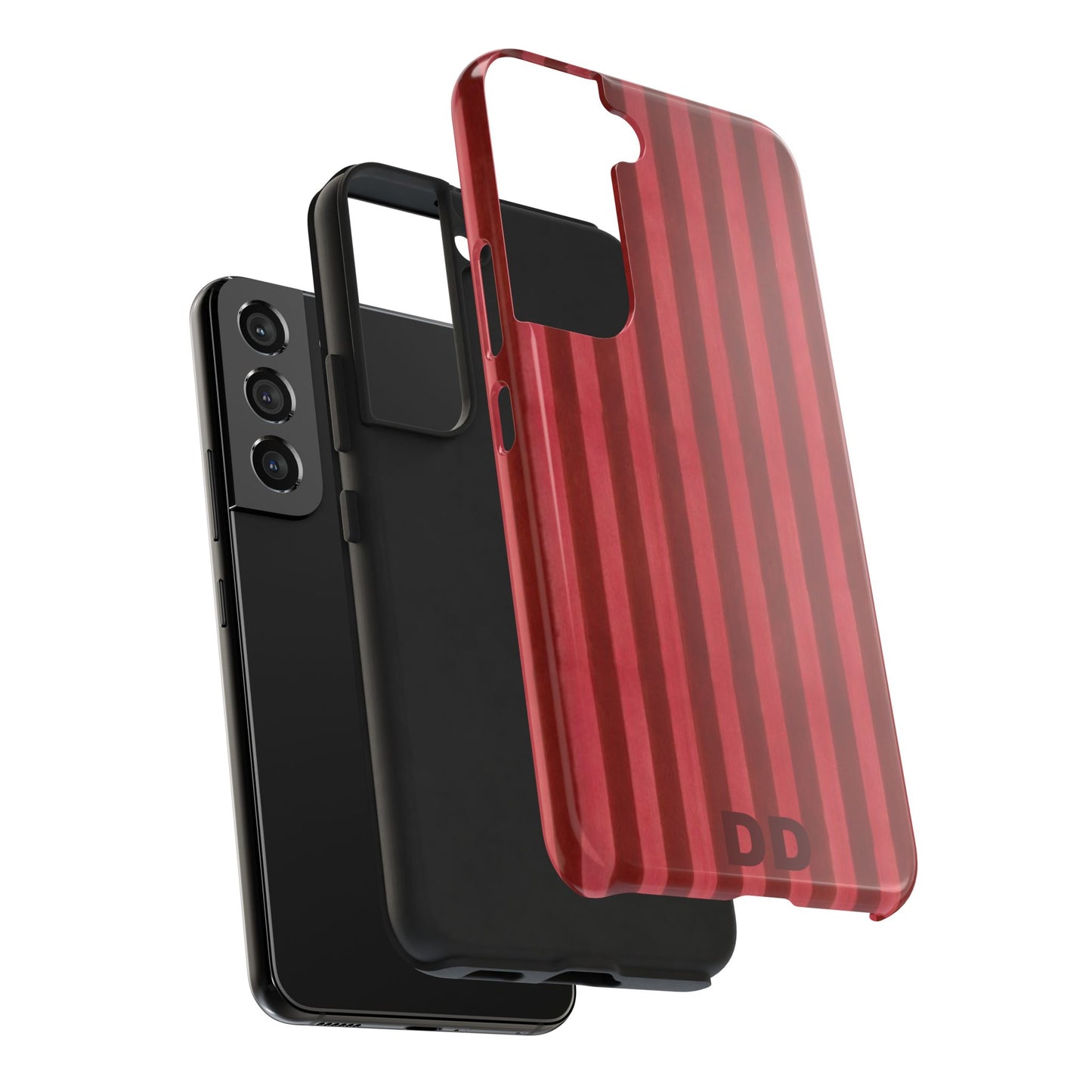 Red Pin Stripe Phone Case