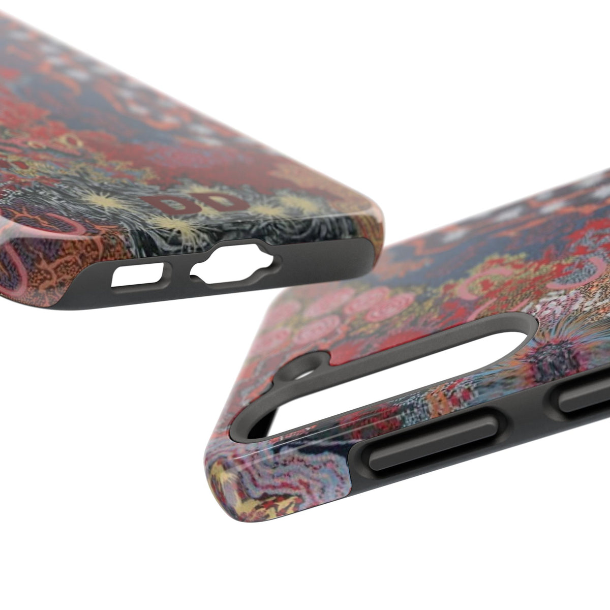 Mosaic Patchwork Phone Case — Multicolour Rainbow Geometric Mosaic Design, view 56 — MagSafe Compatible | Digital Divas