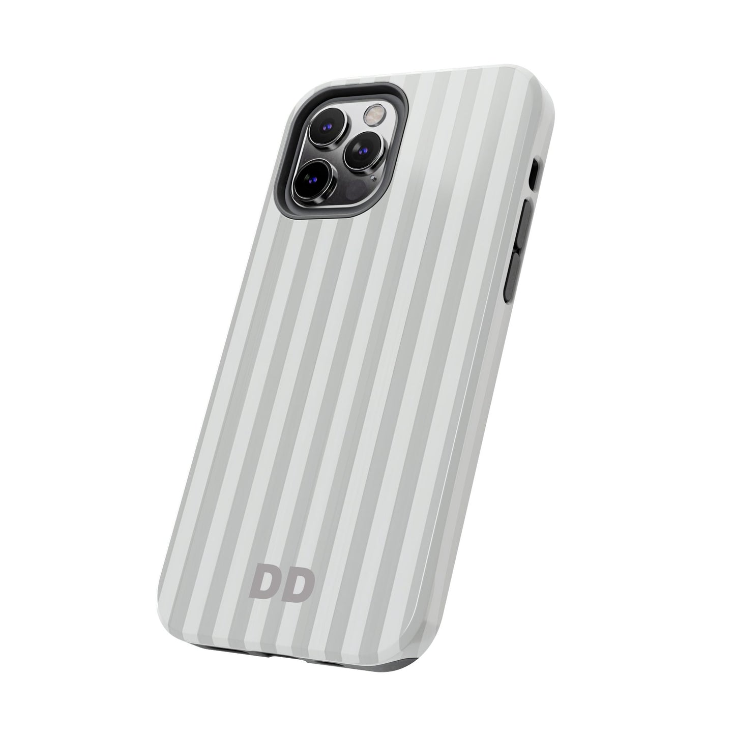 White Pin Stripe Phone Case