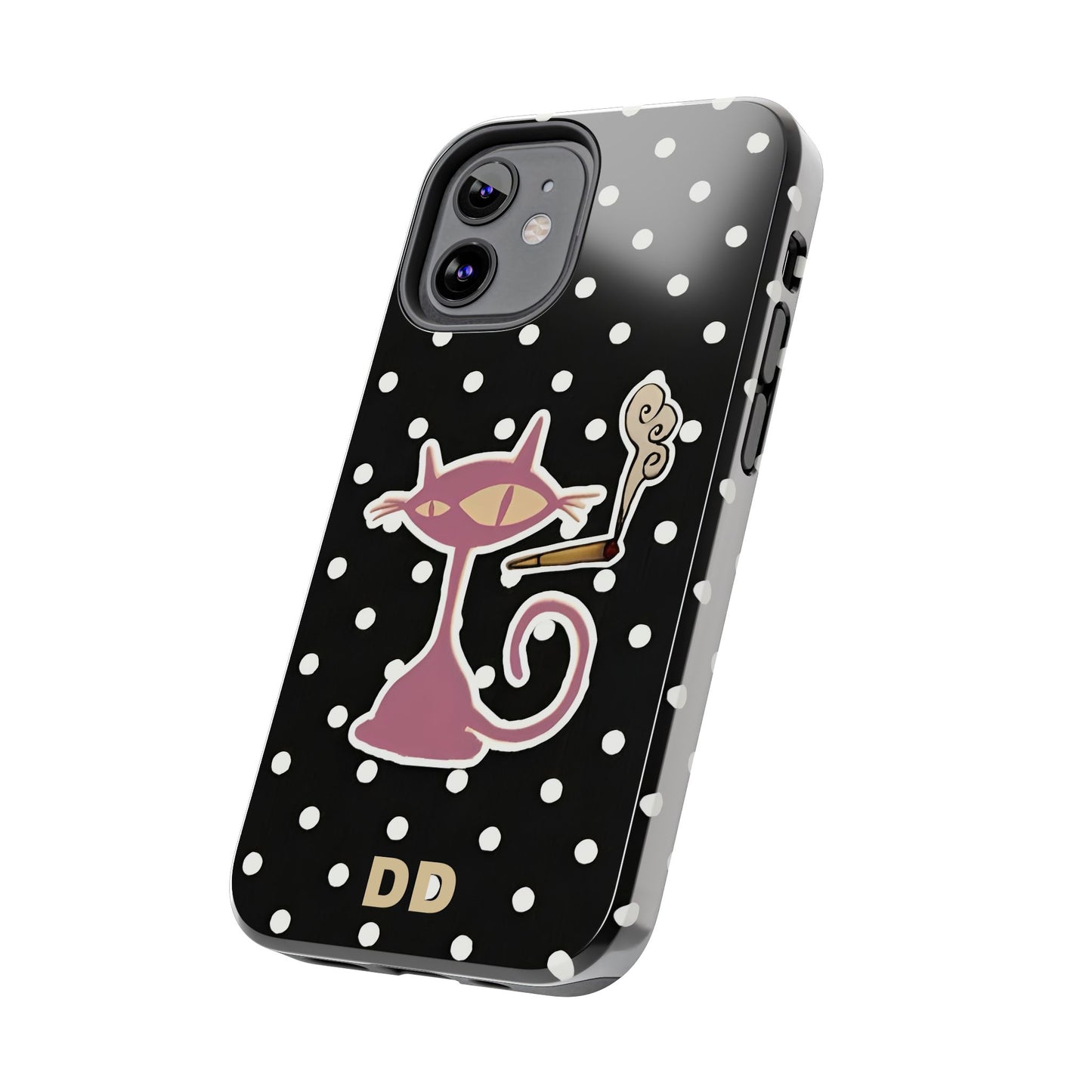 Black Le Cat Phone Case