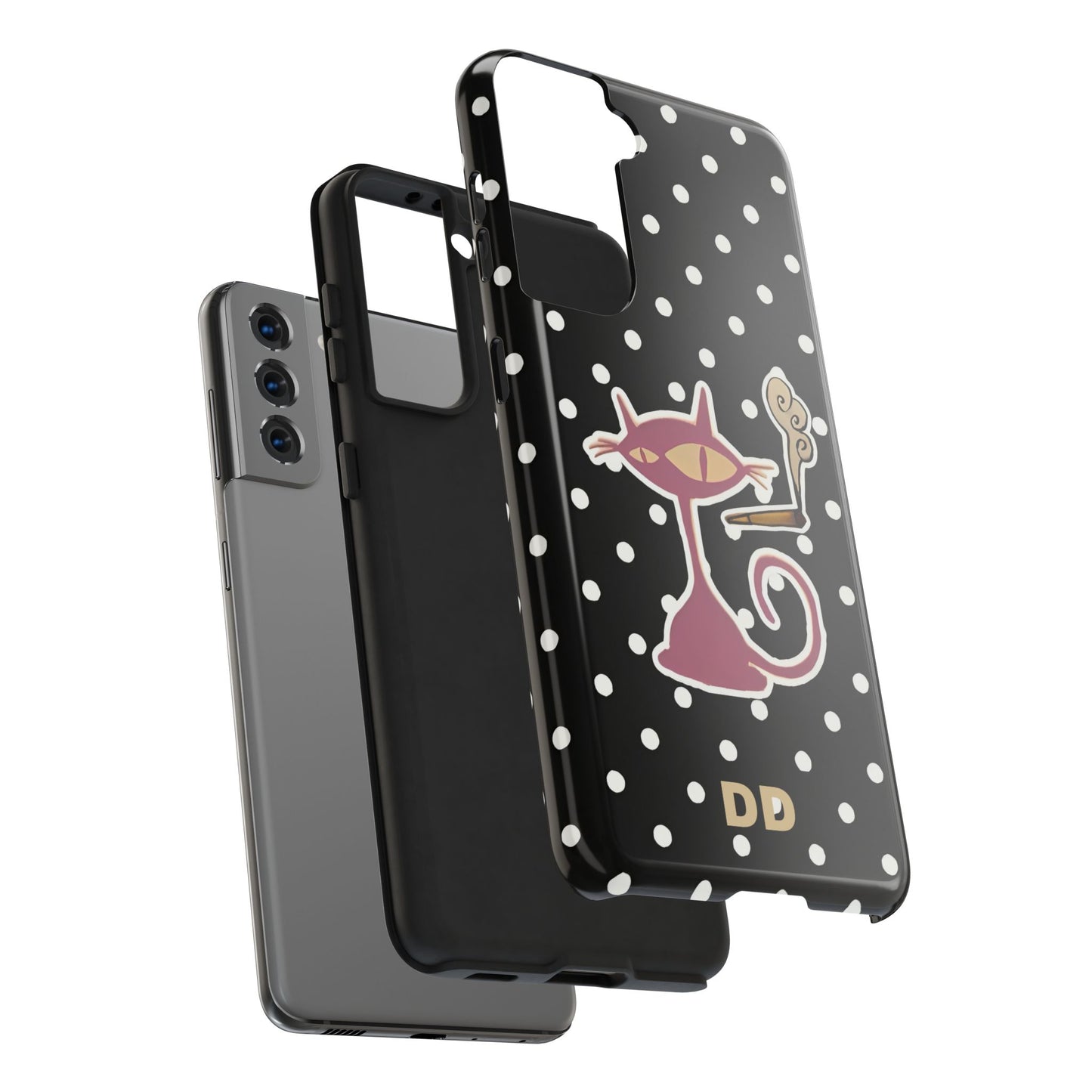 Black Le Cat Phone Case