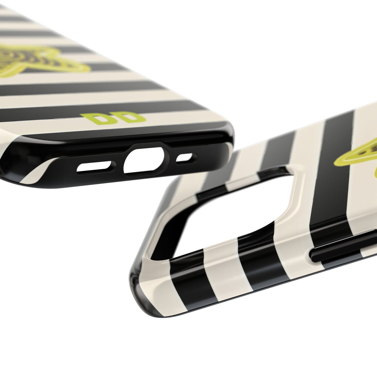 Striped Lime Star Phone Case
