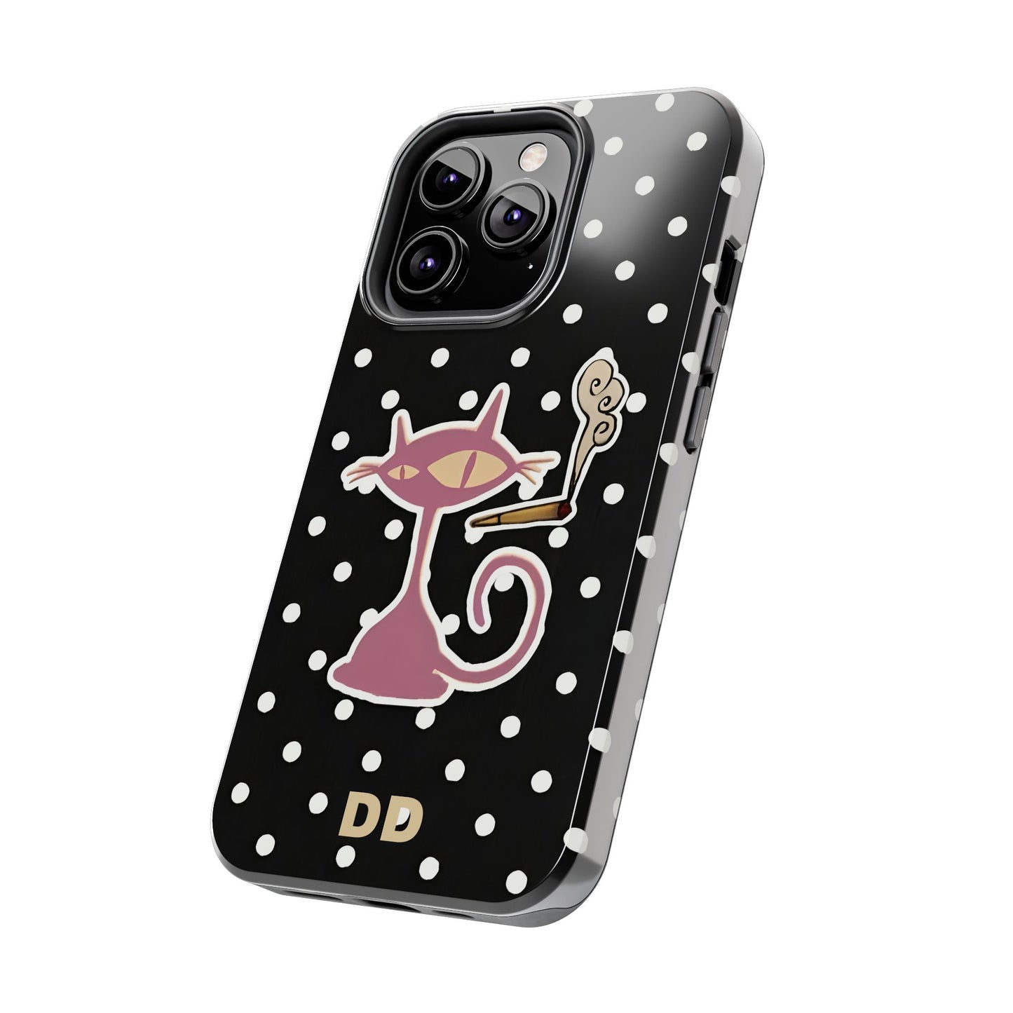 Black Le Cat Phone Case