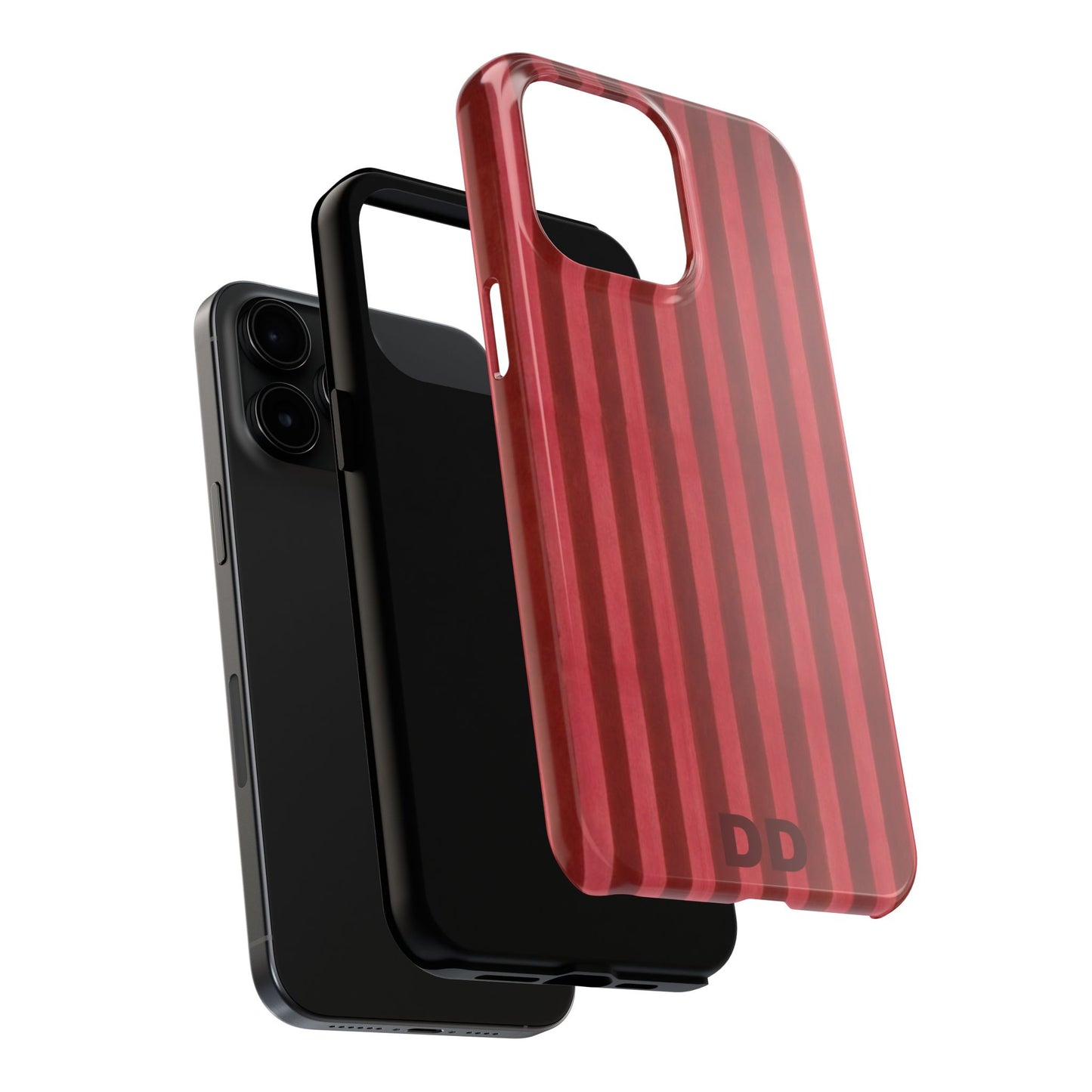 Red Pin Stripe Phone Case